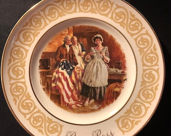 1973 Avon “Betsy Ross” Plate