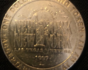 Vintage New York New York Casino One Dollar Token