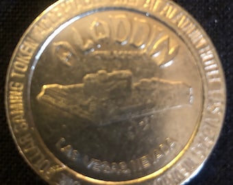 Vintage Aladdin Casino One Dollar Token