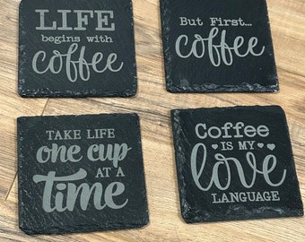 Coffee is Life Coasters