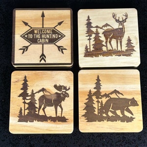 Hunting Camp Coasters