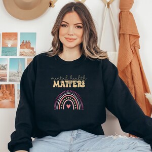 Mental Health Sweater, Mental Health Matters, Mental Health Awareness Sweatshirt ,Therapist Shirt, Psychologist Sweatshirt, Mental Awareness