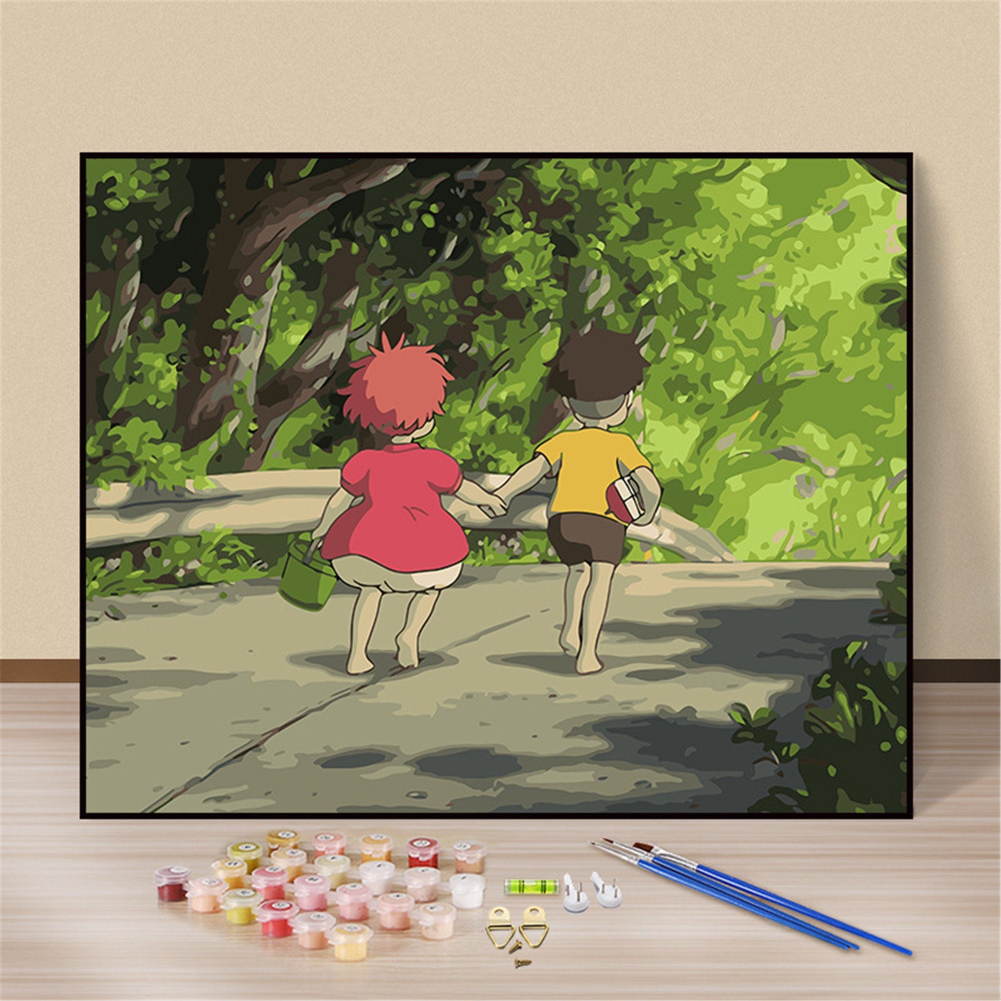 Ponyo And Sosuke Holding Hands