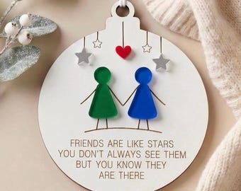 Decorative Friends Are Like Stars Ornament | Meaningful Keepsake