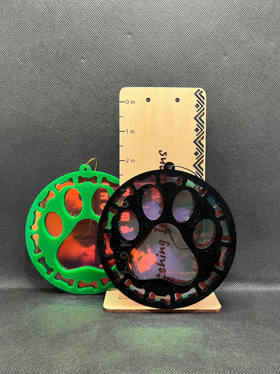 Dog Paw Sun Catcher Etsy