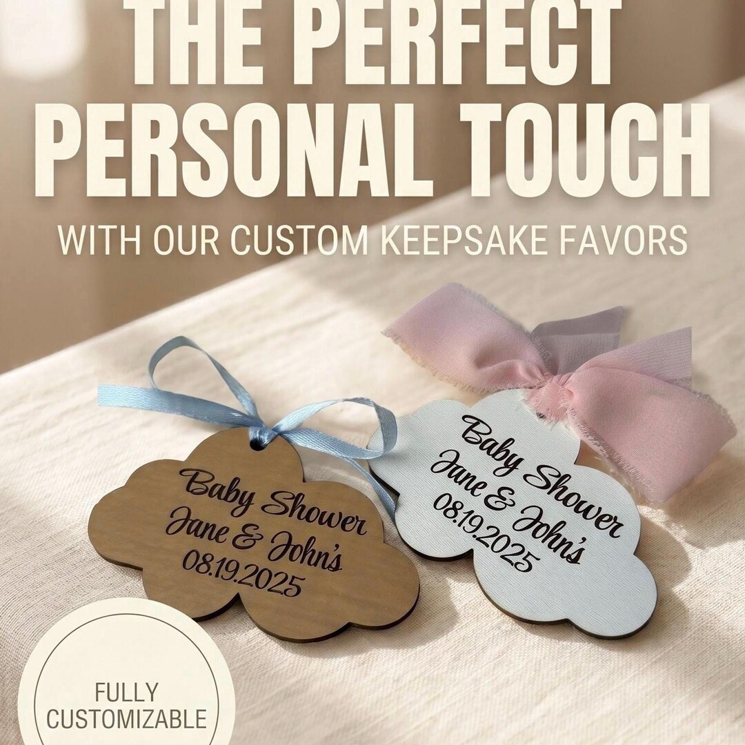 Custom Baby Shower Favors - Personalized Keepsakes for Guests - Etsy