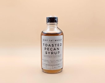 Toasted Pecan Syrup 4oz- Artisan Simple Syrup