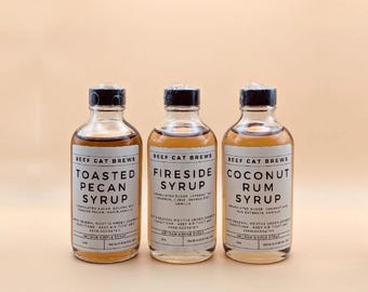 Artisan Simple Syrups 4oz - Starter Collection