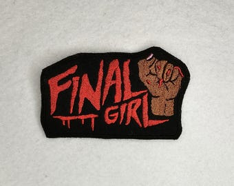 Final Girl  - Embroidered Sew-On/DIY Patch