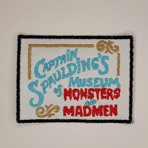 Museum Of Monster&#39;s - House Of 1000 Corpses - Embroidered Sew-On/DIY Patch