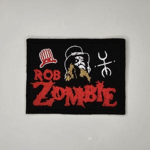 Rob Zombie - Embroidered Sew-On/DIY Patch