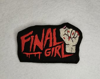 Final Girl  - Embroidered Sew-On/DIY Patch