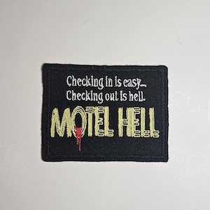 Motel Hell - Embroidered Sew-On/DIY Patch