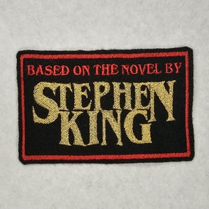 Stephen King - Embroidered Sew-On/DIY Patch