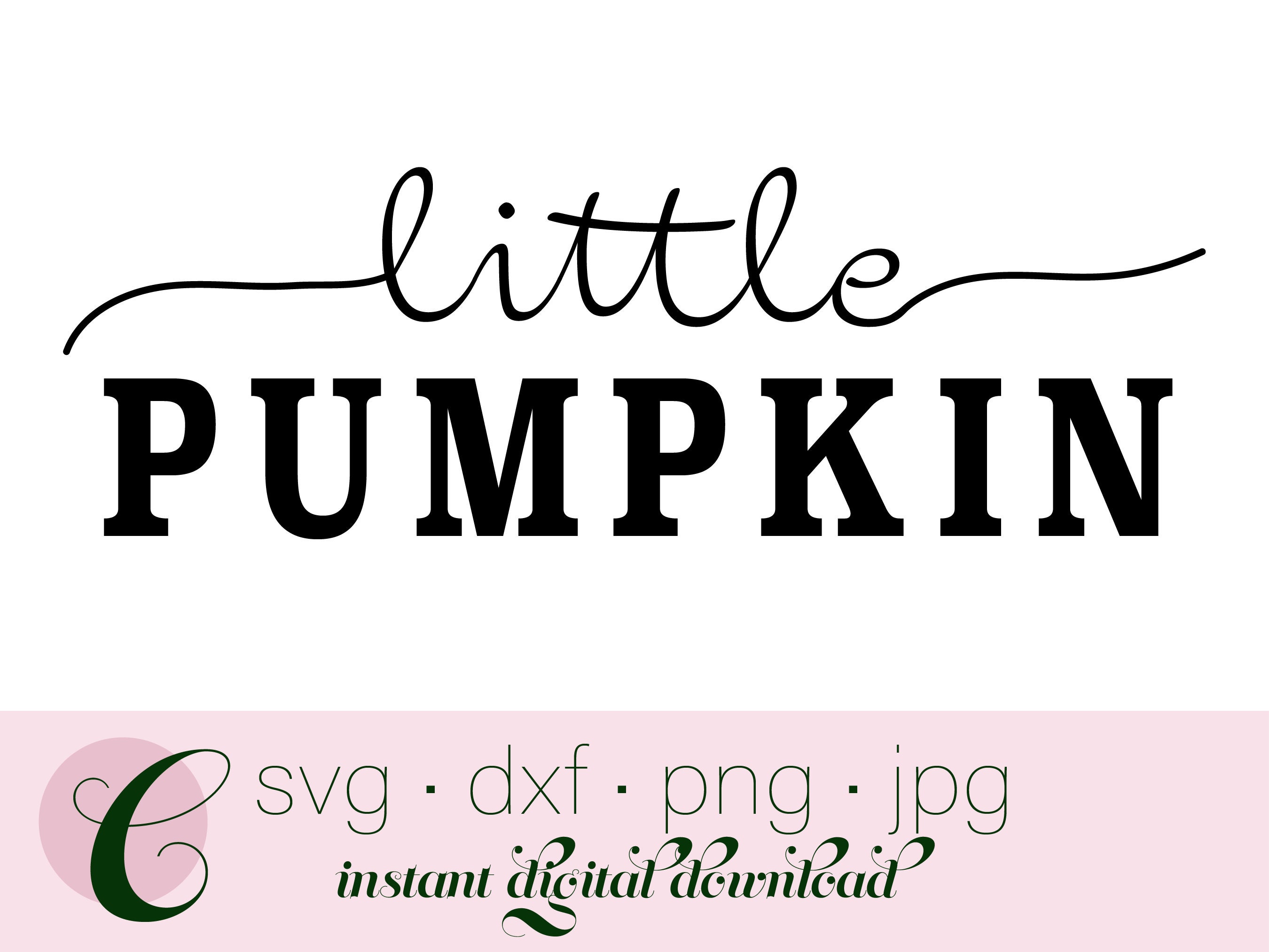 Little Pumpkin SVG Fall SVG Baby Shower SVG Files for Cricut - Etsy