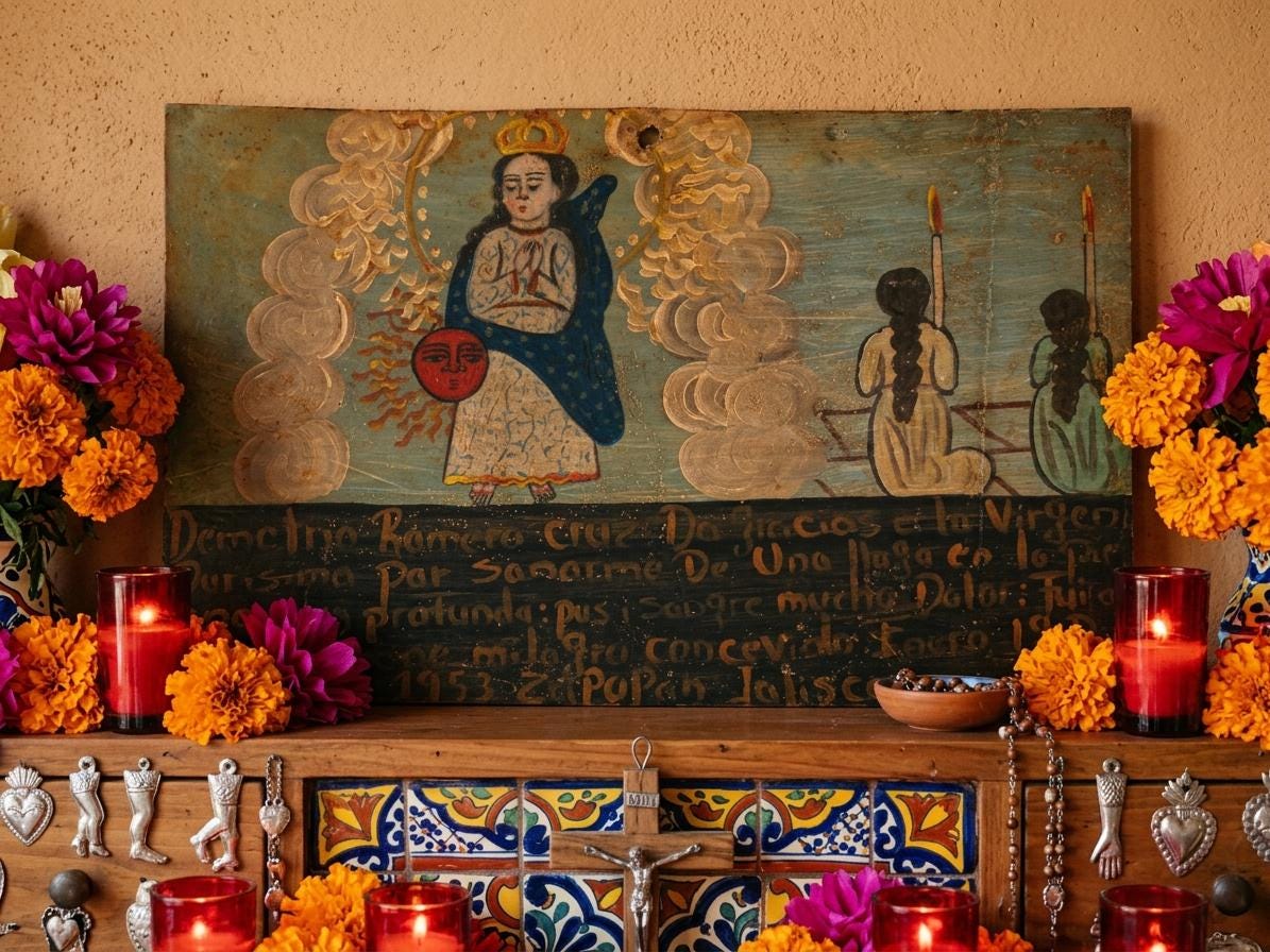 Retablo Mexican Ex Voto - Etsy