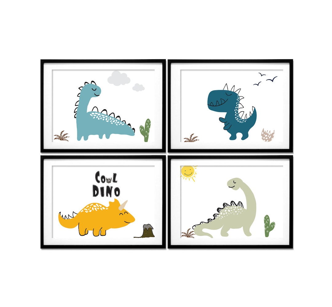 Baby Dinosaur Nursery Art Printable Wall Art DIY Prints Etsy