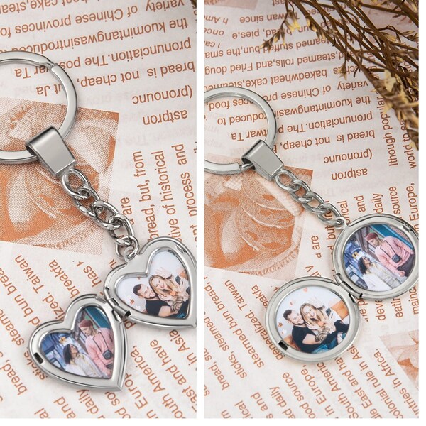 Locket Keychain - Etsy