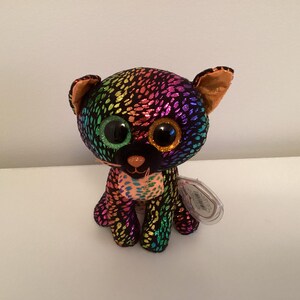 Ty Beanie Boo Claires Exclusive spellbound the Halloween Multicoloured Cat.6in.mwmt Etsy India