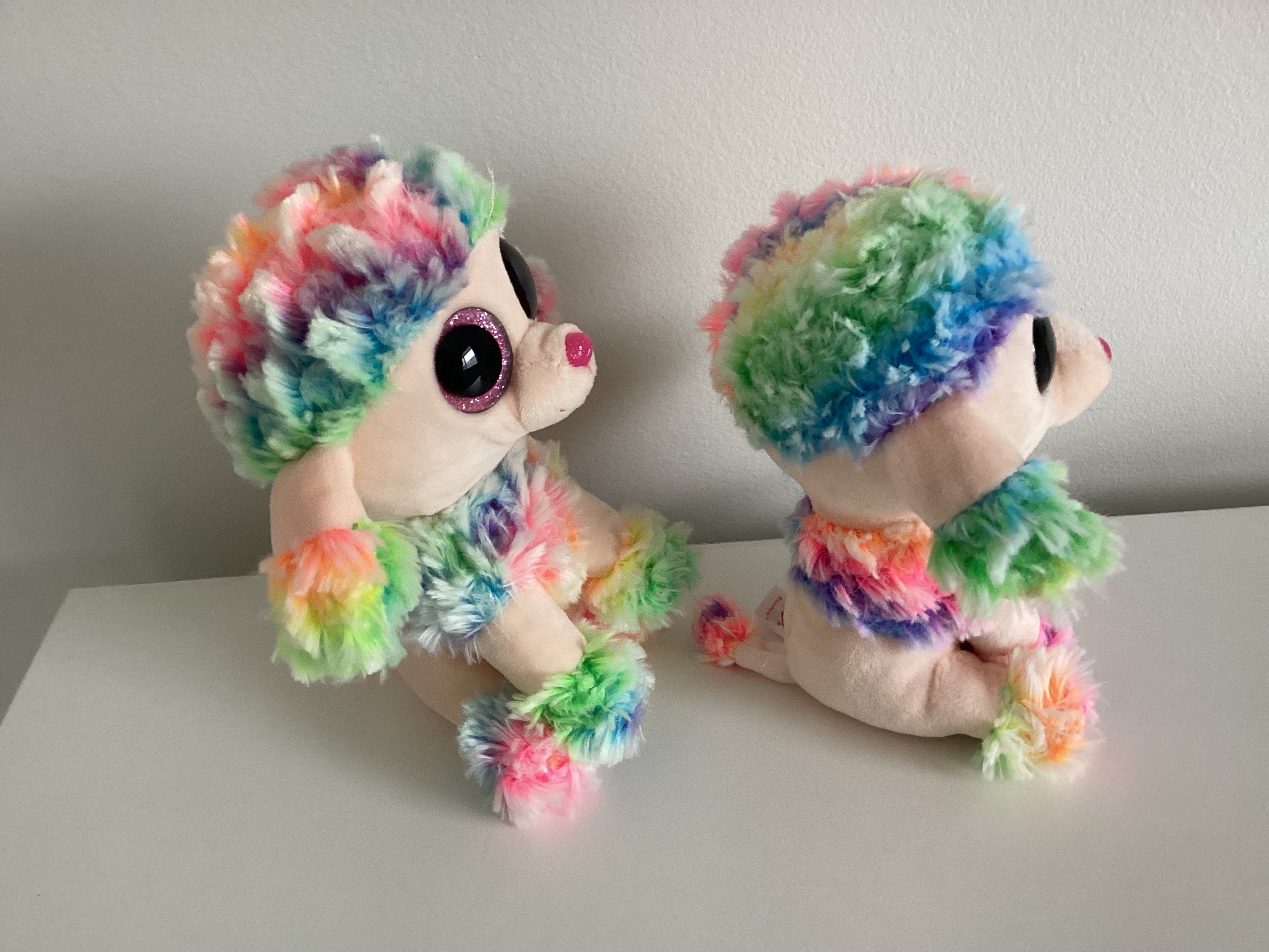  TY 37223 Beanie Boos Rainbow Dog Reg, Small : Toys & Games