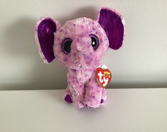 Ty Beanie Boo's Peluche Sheldon La Piovra | Pupazzo Polipo Con Occhioni Glitter, 15 Cm, Colore Rosa Corallo E Azzurro, TY36390
