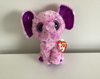 Ty Beanie Boo's Peluche Sheldon La Piovra | Pupazzo Polipo Con Occhioni Glitter, 15 Cm, Colore Rosa Corallo E Azzurro, TY36390