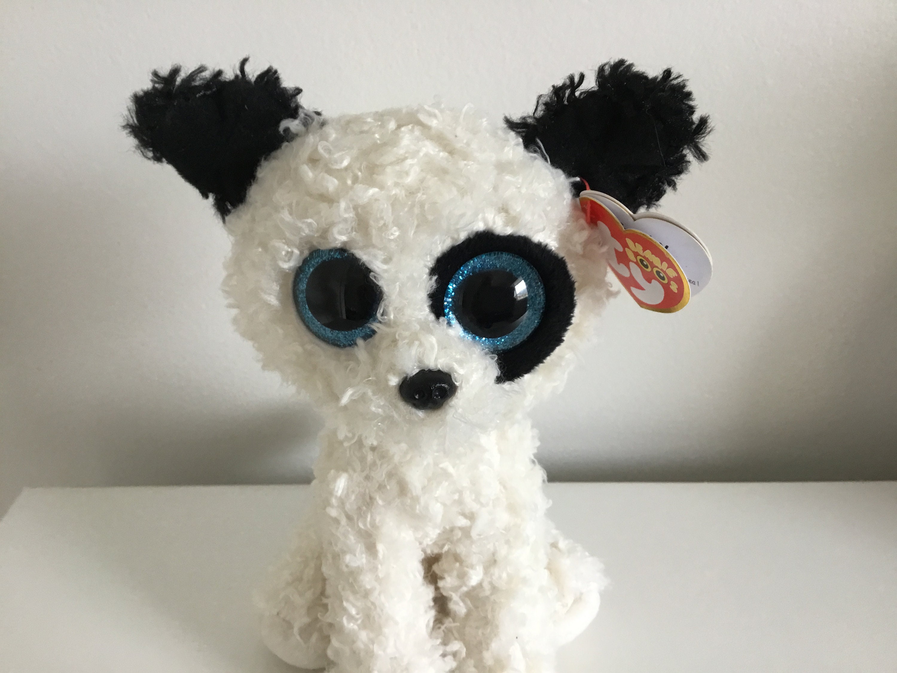 Ty Beanie Boo gatsby the Barnes and Noble Exclusive Dog 6in.small Eye Smudgesmint Hang Tag Etsy