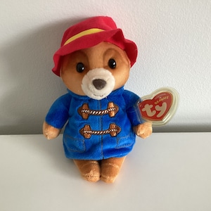 Ty Beanie Baby 'Paddington' uit The Adventures of Paddington'…..(8 in).….MWMT....Geassocieerd met koningin Elizabeth….