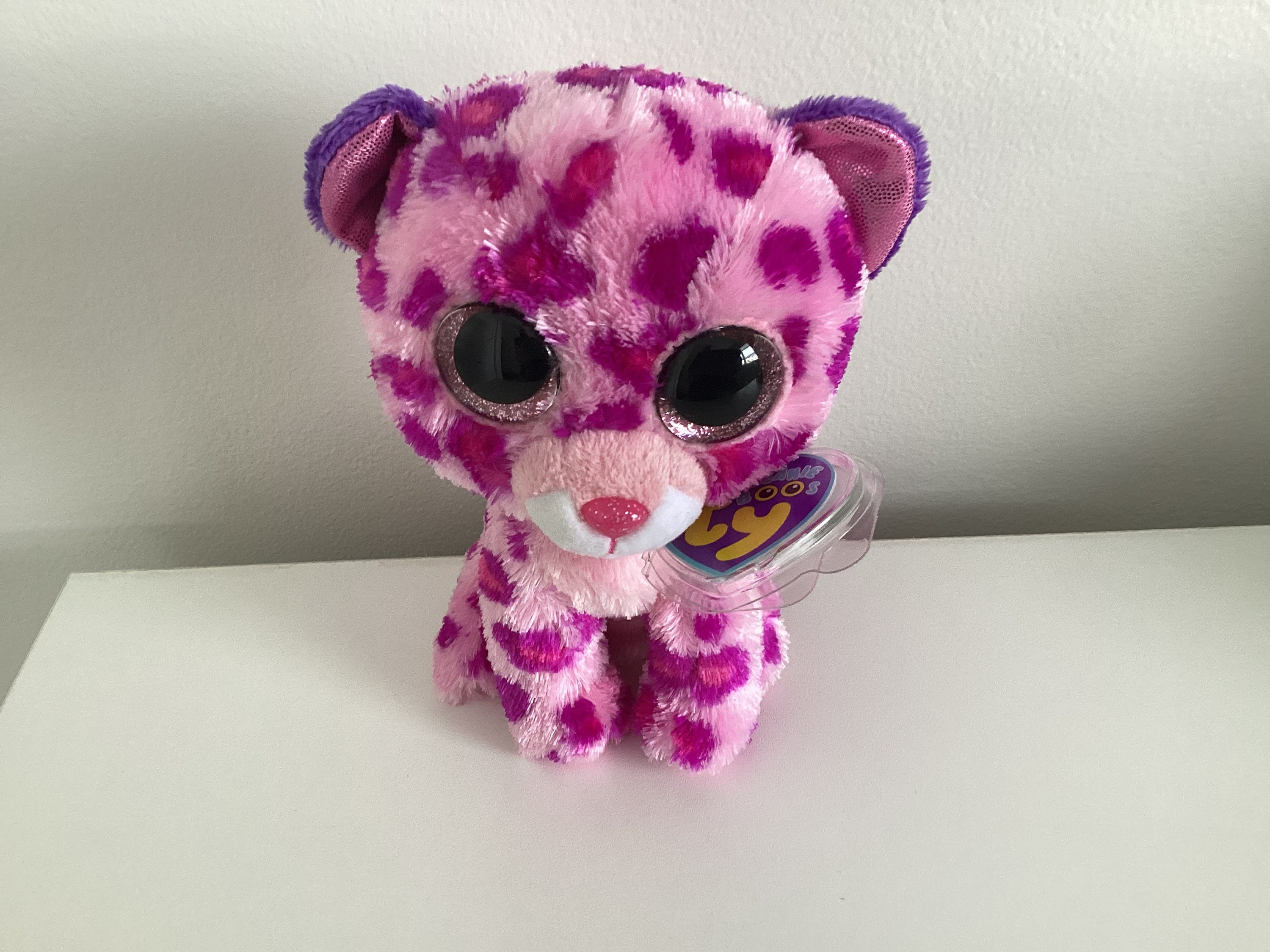 Beanie Boo 20 Mm Pink Colored Eyes, Sparkling Safety Eyes Pink