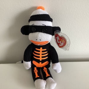 Ty Mütze Baby 'Tricks' Halloween Sock Monkey, Skelettkostüm