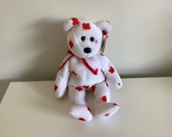 Ty Beanie Baby 'Chinook' Canadian Exclusive Maple Leaf Bear