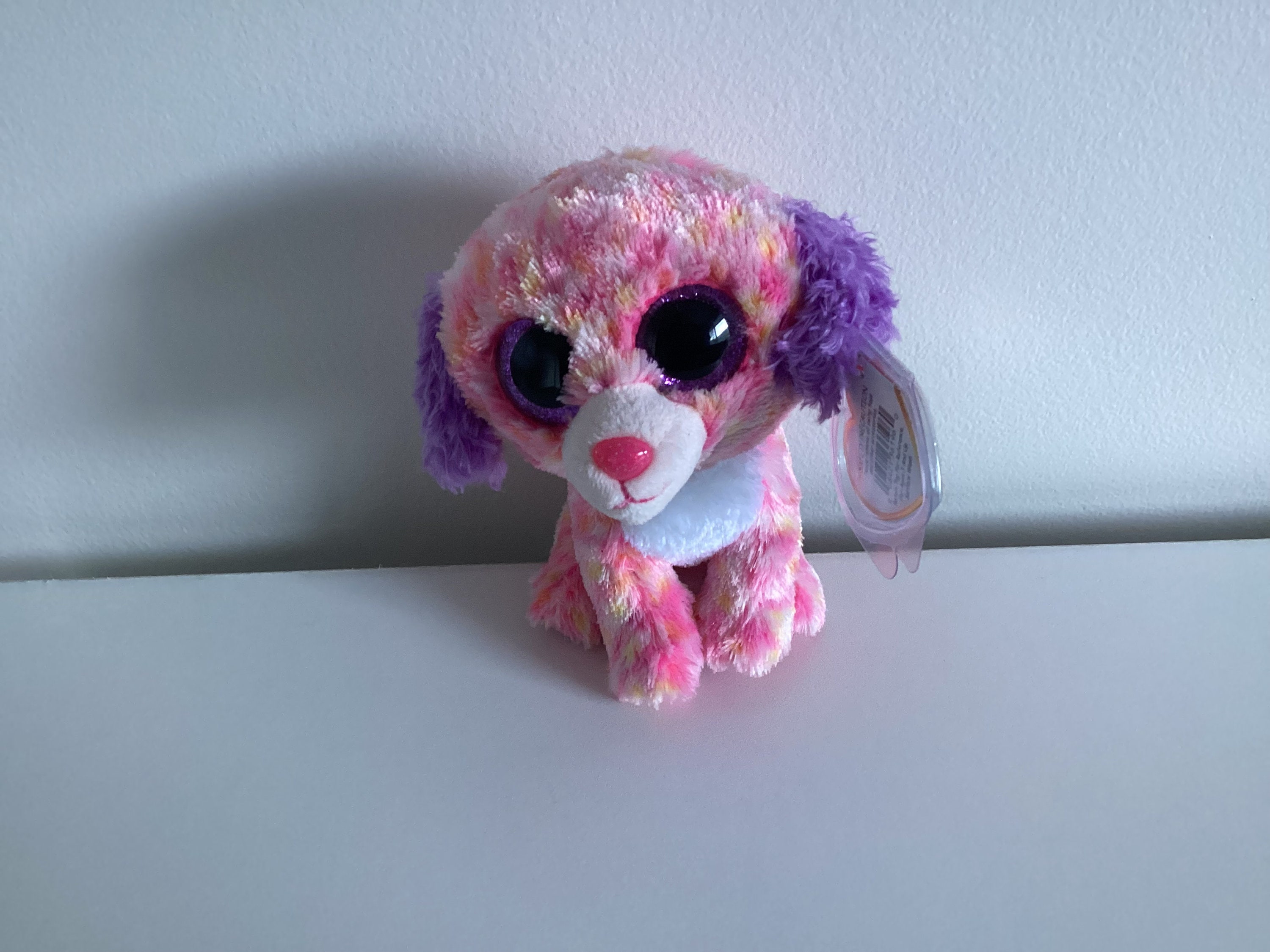 Ty Beanie Boo 'london' Pink Puppy - Claire's Exclusive, 6 Inch - Etsy