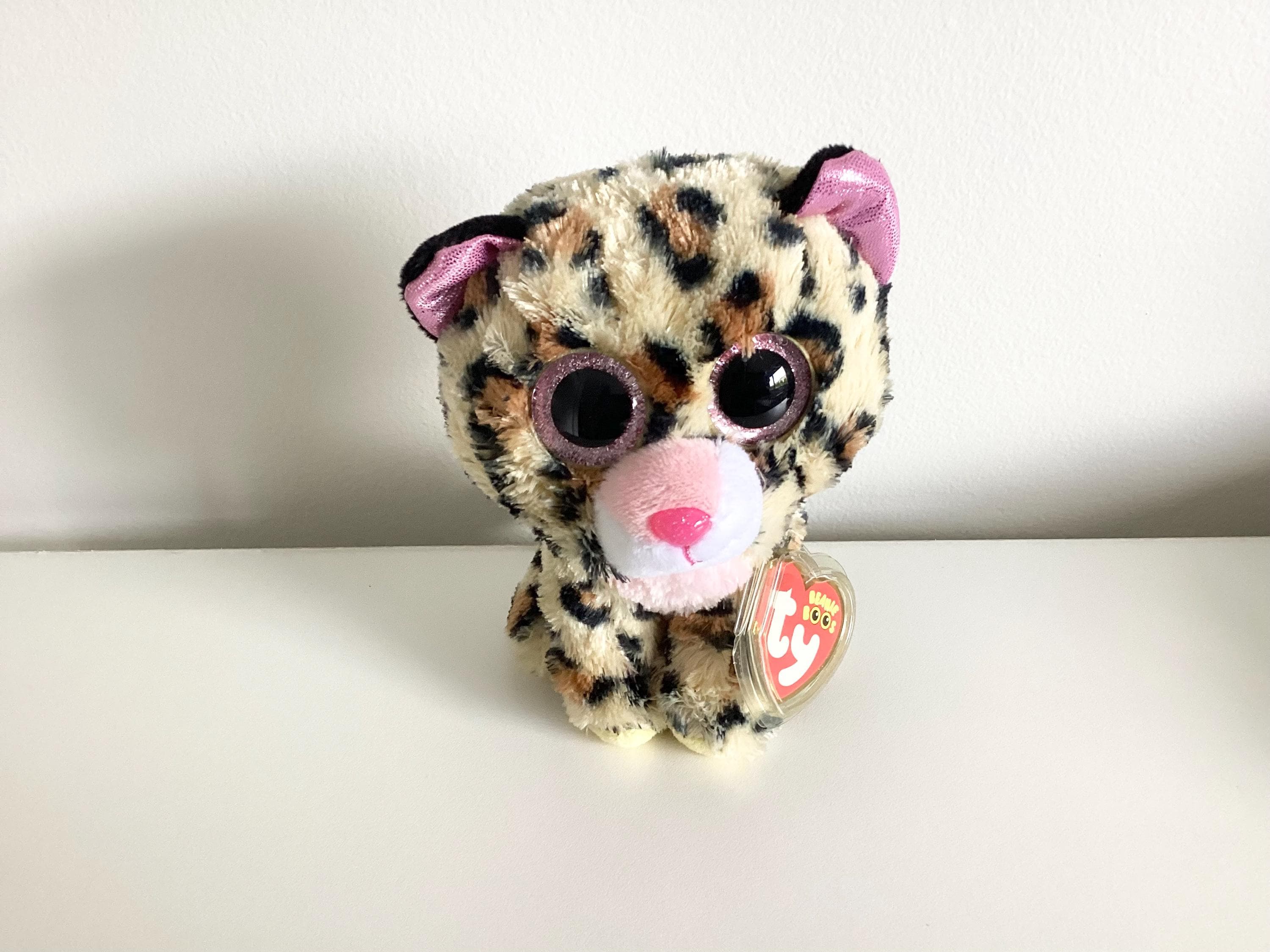 TY Beanie Boo Plush – Tilley The Leopard, 15 Cm, Kuscheliges Sammlerstück