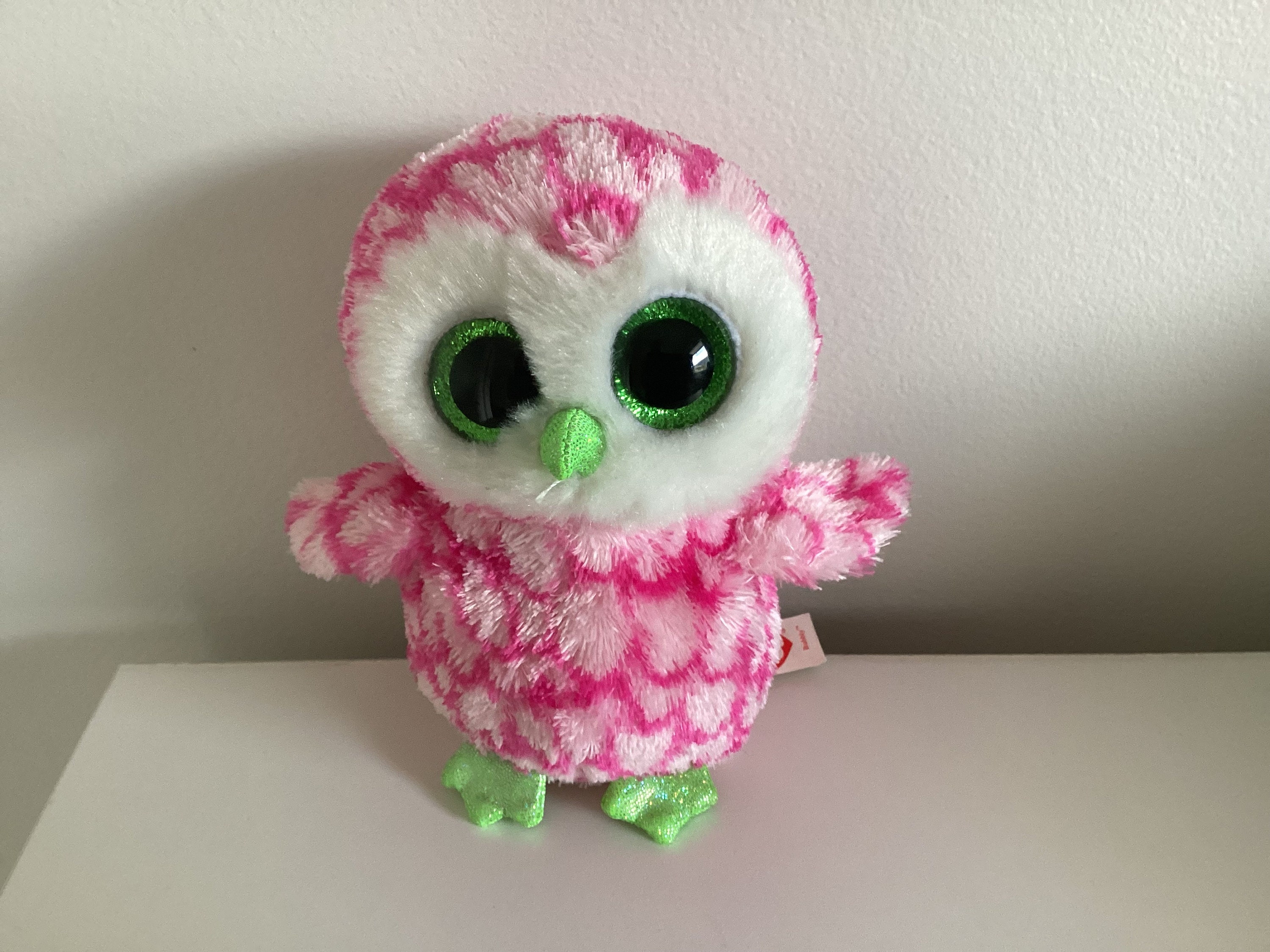 Buy Ty Beanie Boo Claires Exclusive bubbly the Pink Owl.6in.excellent Conditionno Hang Tag.small Marks on Eyes Online in India Etsy