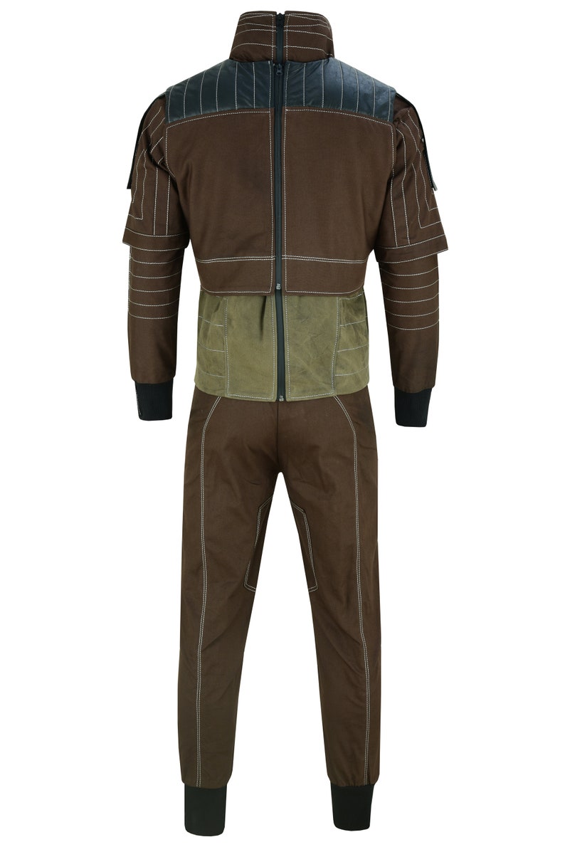 Star War Beskar Din Djarin Mandalorian Flight Suit Etsy