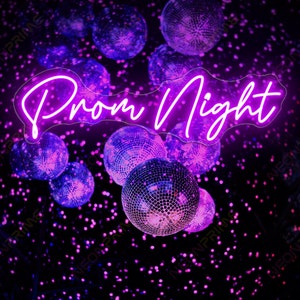 Prom Night Neon Sign Custom Prom 2023 Graduation 2023 Decor - Etsy