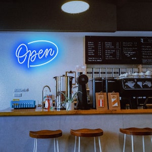 Open Sign Bar Shop, Open Sign LED Neon Signs Beer Bar Club Neon Lights ...