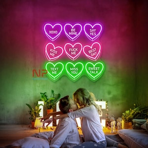 Herz mit Botschaften Leuchtreklame Geschenk zum Valentinstag Benutzerdefinierte Herz Liebe Zeichen Hotelzimmer Dekor Paar Zimmer Dekor Leuchtreklame Personalisierte Neon Leuchtreklame