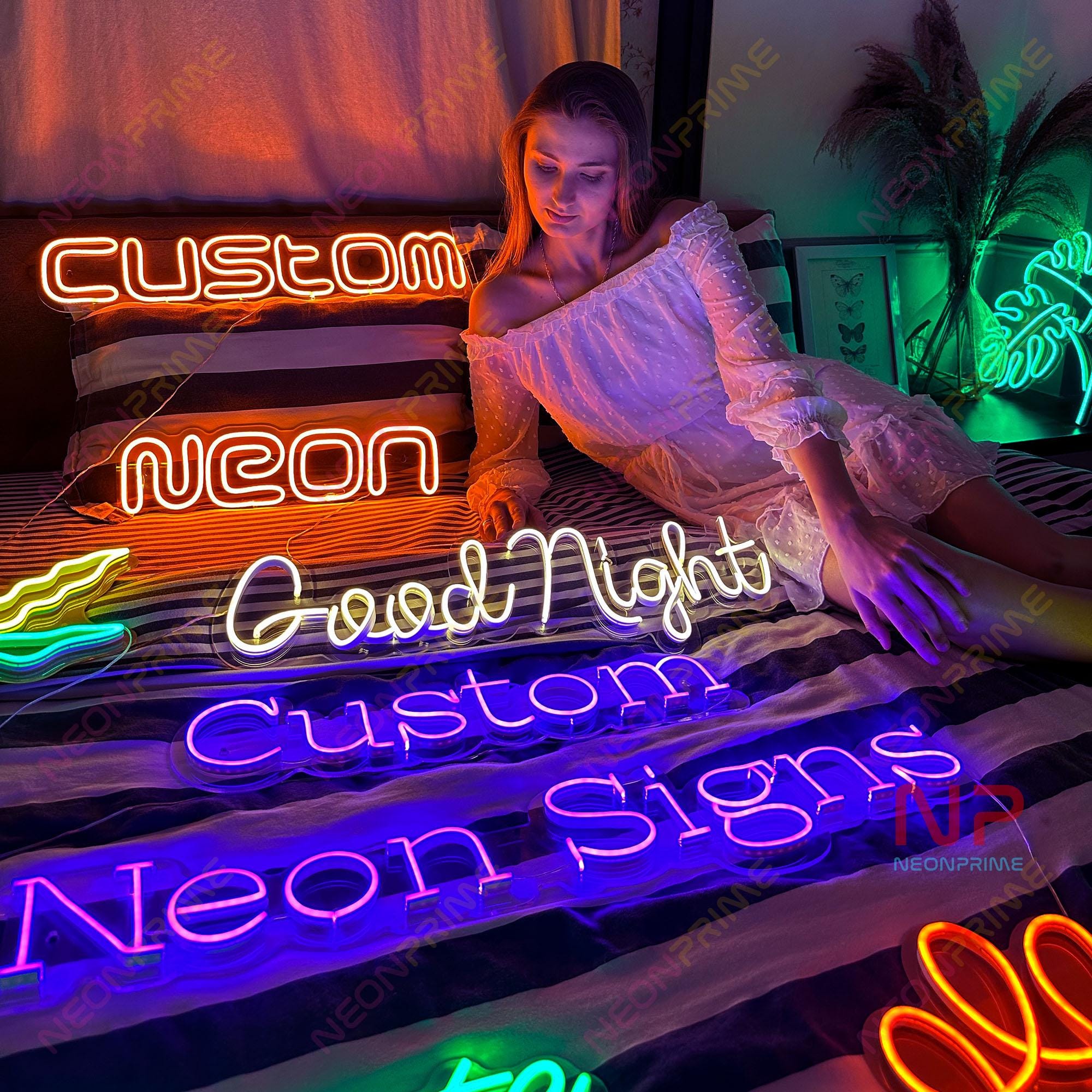 Custom Neon Sign Logo Custom Neon Sign For Business Acrylic UV Logo UV Sign Custom Neon Sign With Logo LED Light Personalized Sign Logo