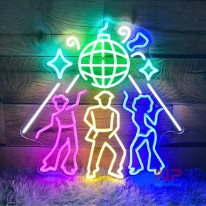 Custom Holiday Party Neon Sign Christmas Decor Light Christmas Porch Sign Yard Christmas Tree Neon Sign Outdoor Garden Light Christmas Gift