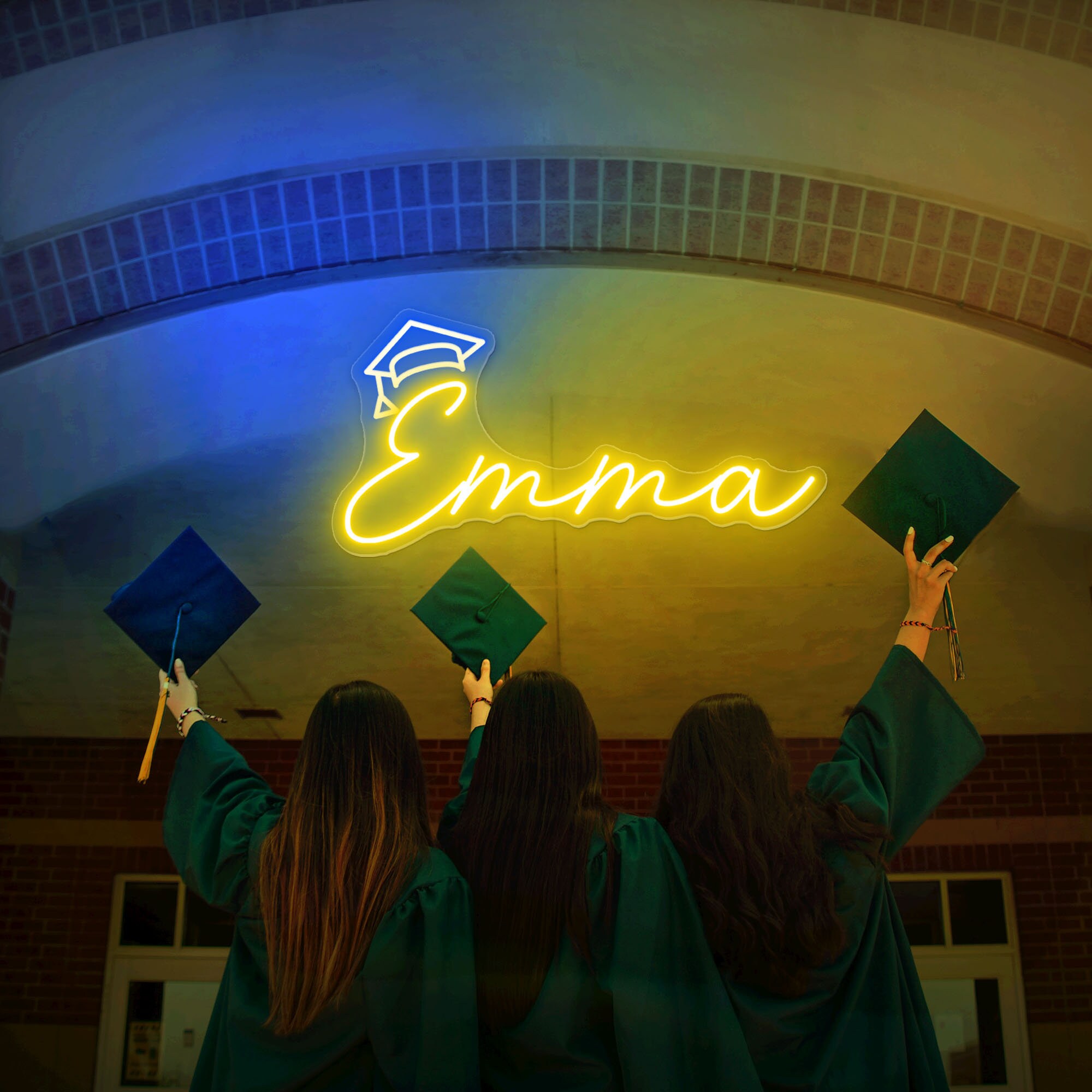 Neon Graduation Graduation Custom Neon Sign, Congrats Neon Sign, Congrats Grad Neon ...