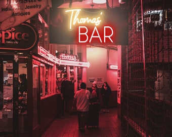 Customized Home Bar Neon Sign, Personalized Home Bar Neon Sign, Name Bar Neon Sign, Custom neon Sign, Christmas Gifts, Bar Decor Neon Sign