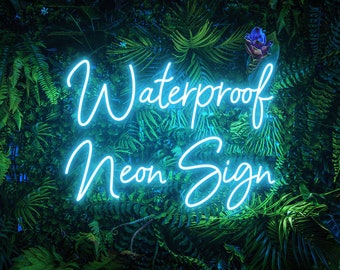 Outdoor Neon Sign Custom Waterproof Neon Sign Business Led Sign Wedding Backdrop Personalized Gifts Christmas Gift Garden Patio Neon Sign