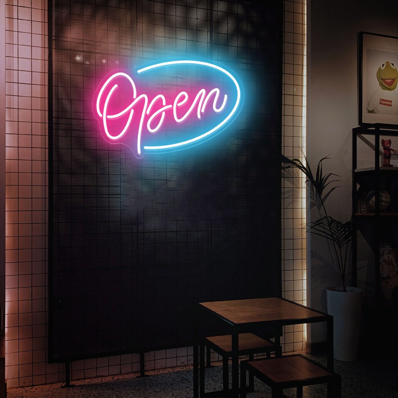 Open Sign Bar Shop, Open Sign LED Neon Signs Beer Bar Club Neon Lights ...