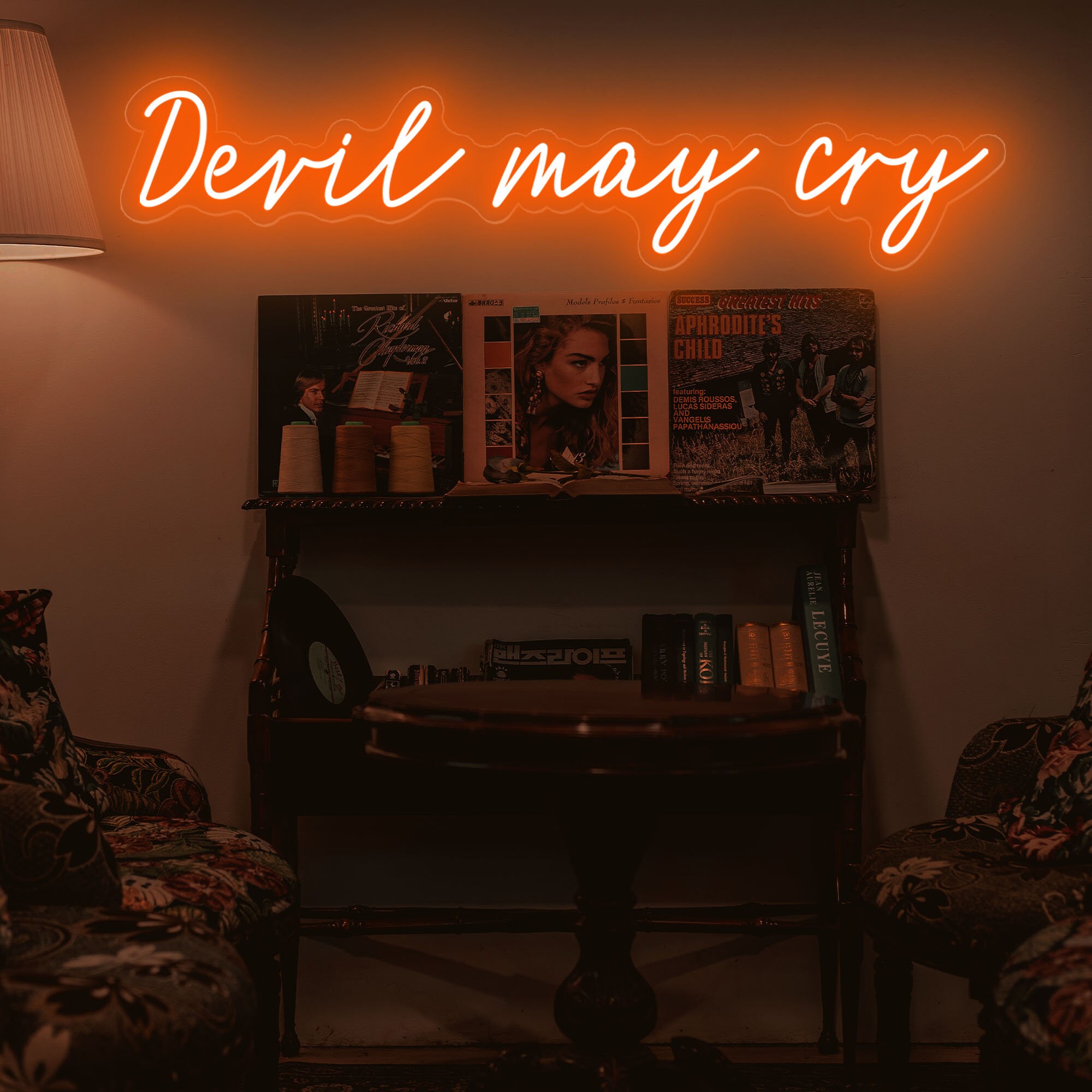 Neon Sign Devil May Cry, Custom Neon Sign Bedroom, Led Neon Sign, Game ...