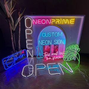 Custom Neon Sign | Neon Sign | Personalized Gifts | Wedding Signs | Name Signs | Led Neon Lights | Business Logo Light| Neon Sign bar