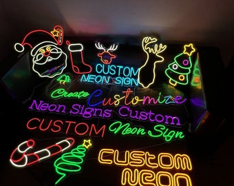 Custom Neon Signs | Aesthetic Custom Neon Signs| LED Neon Sign | Bar Sign | Halloween Neon Sign |Wedding Neon Sign |Personalized Neon Sign|