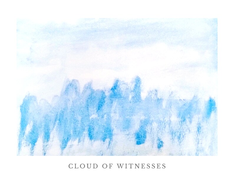 Blue Abstract Art Print Etsy