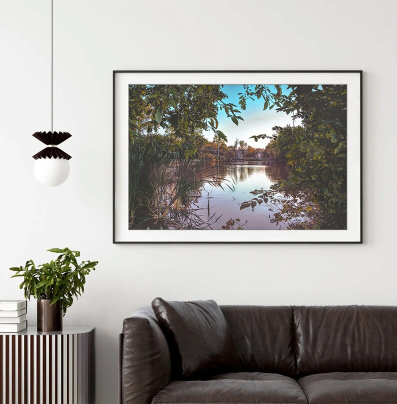 Lake Afton Print Lake Afton Sunset Photo Print Sunset Etsy