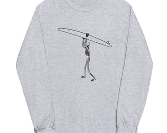 Vintage 90's Christian Fletcher Surfing Surfboard Hoodie Pullover